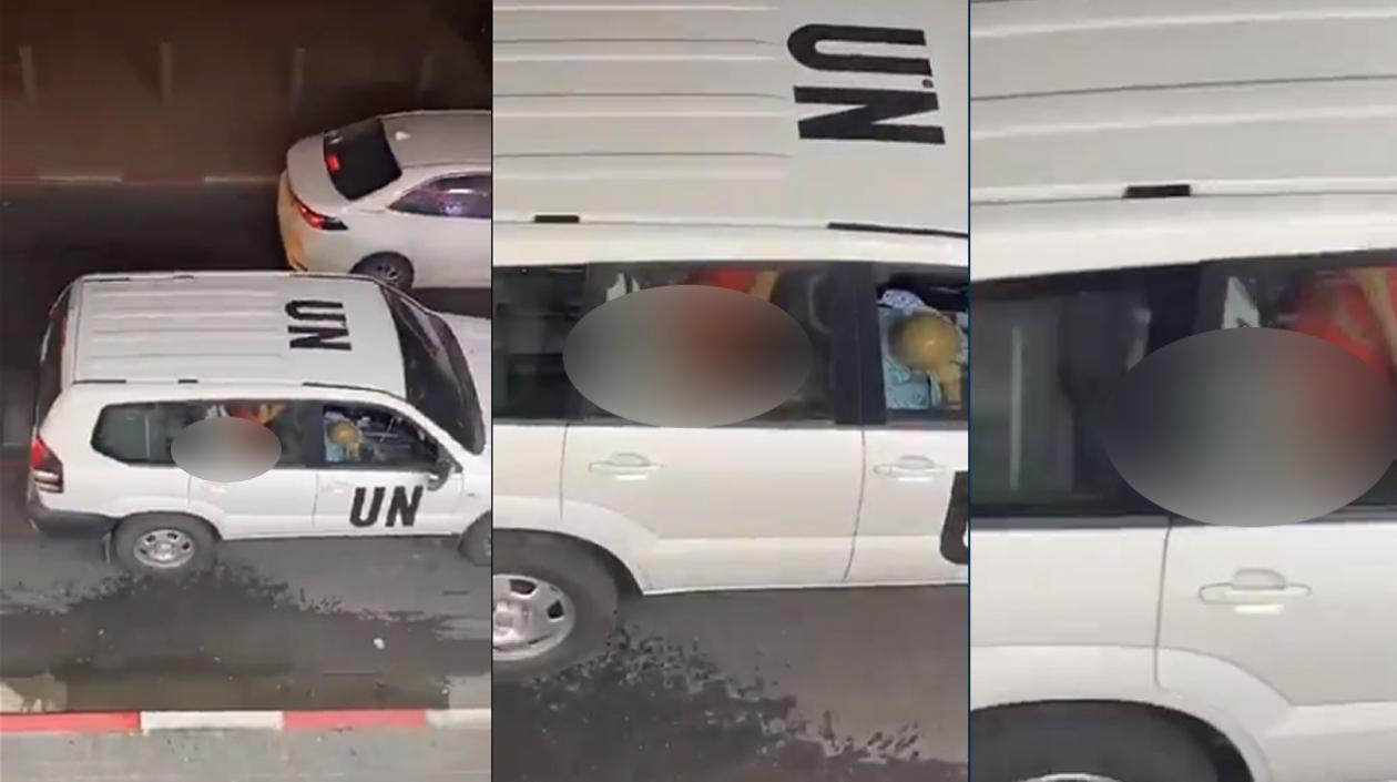 Imágenes del suceso.