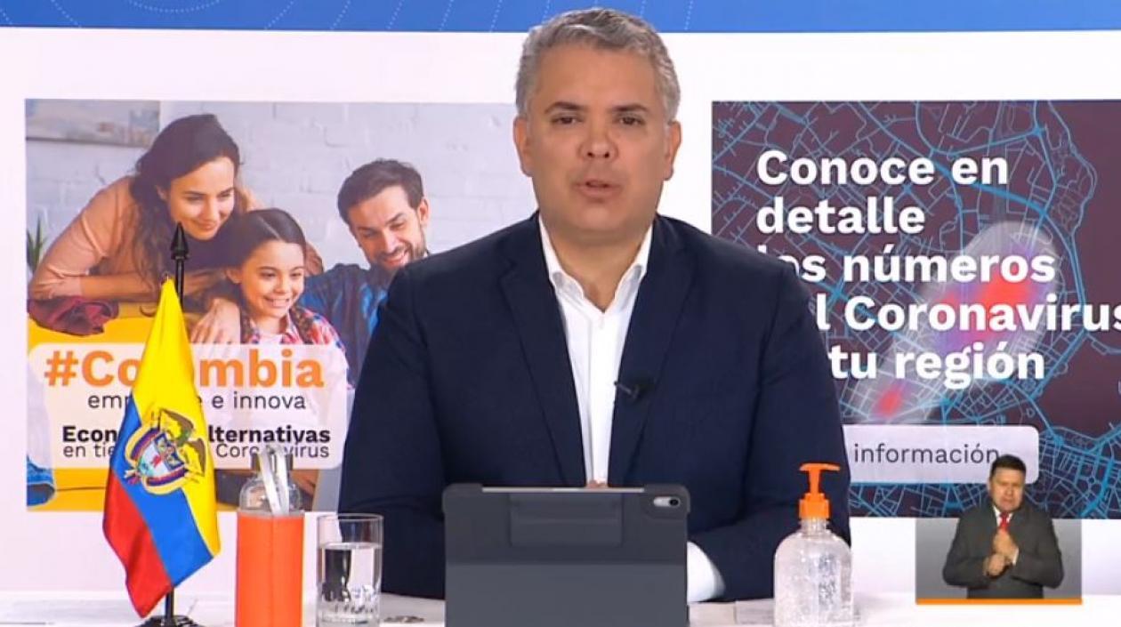 Iván Duque, presidente de Colombia.
