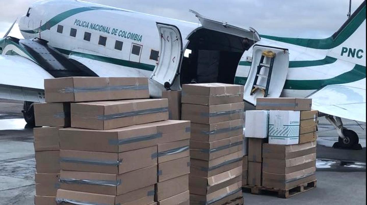 La reciente entrega de 50 ventiladores en Barranquilla.