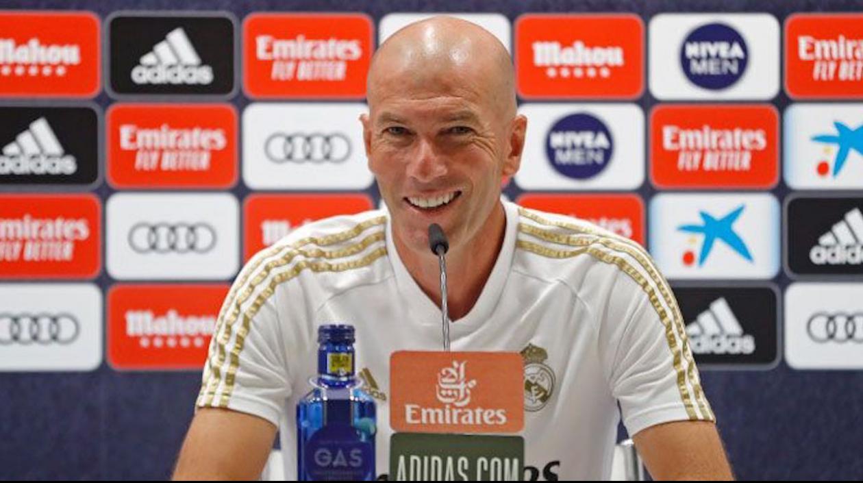 Zinedine Zidane, técnico del Real Madrid.