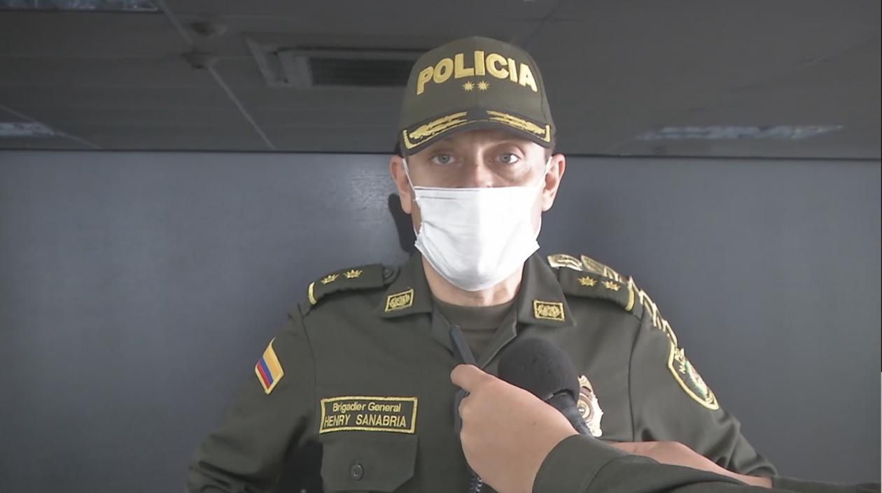 Henry Sanabria, comandante de la Policía Metropolitana