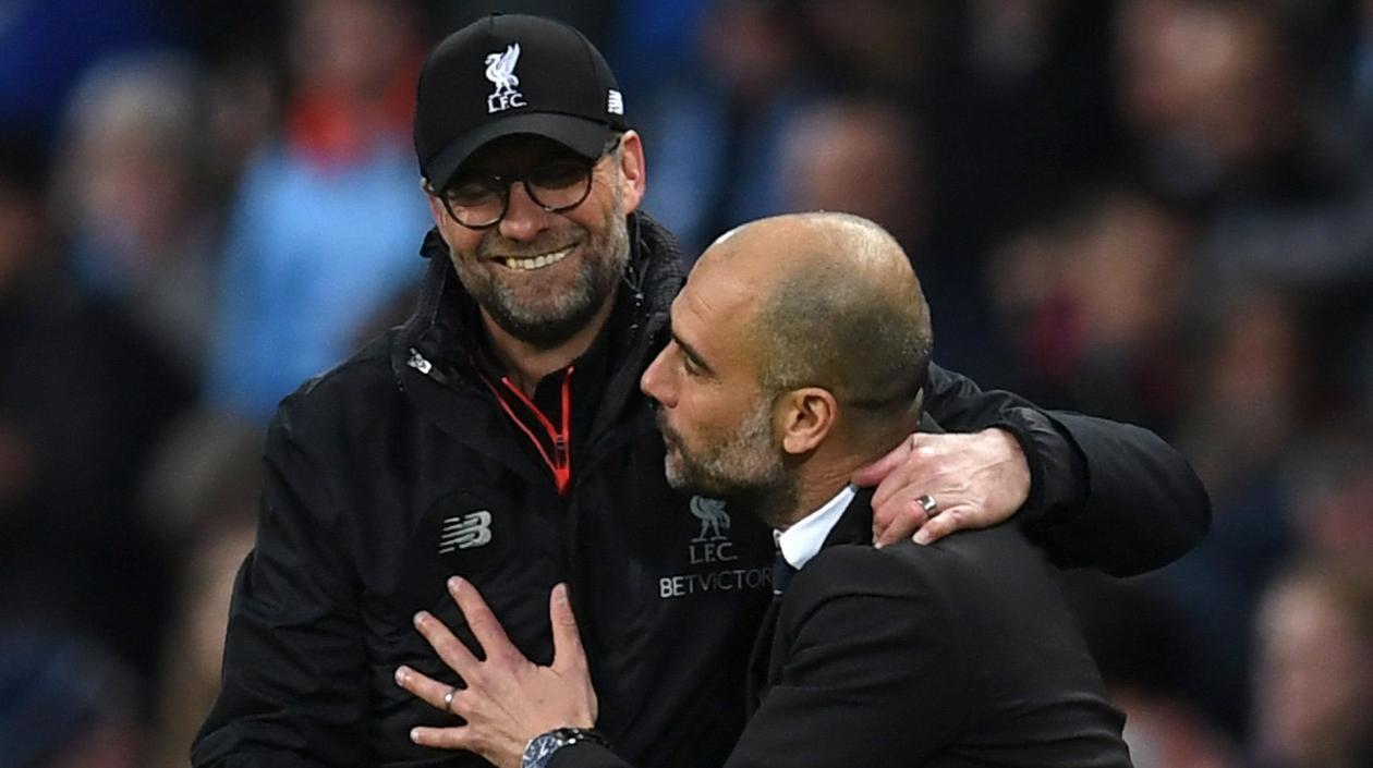 Jürgen Klopp y Pep Guardiola.