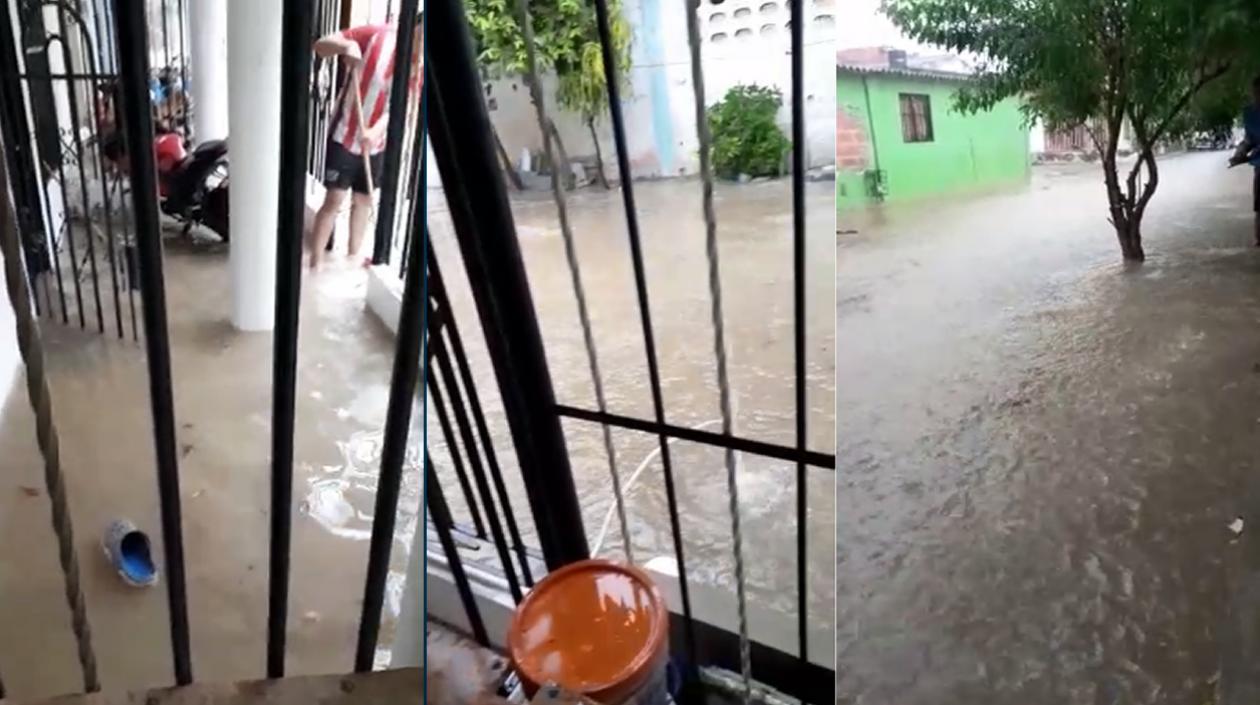 Imágenes de las inundaciones en El Concorde.