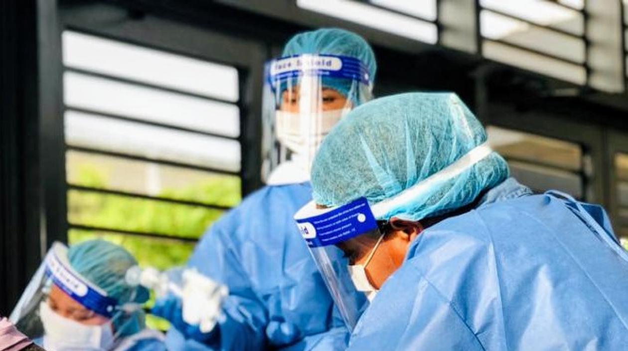 Toma de muestras en Barranquilla.