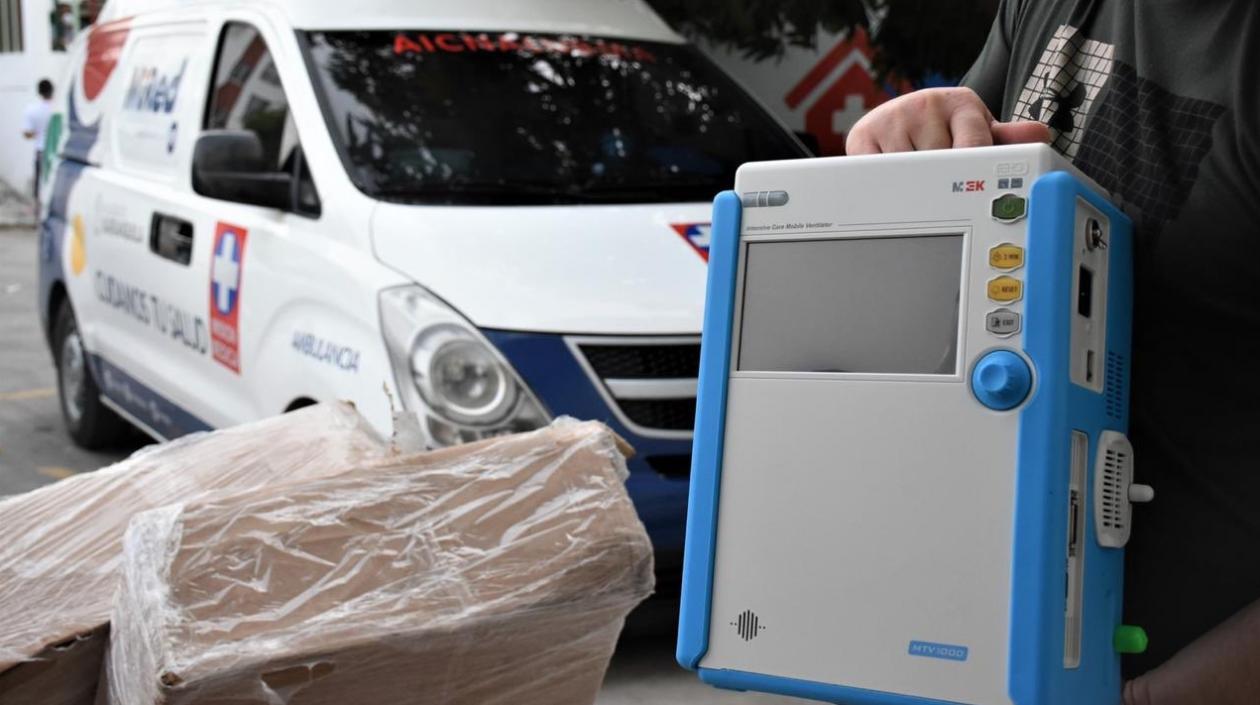 Uno de los ventiladores que sumaron a la red.