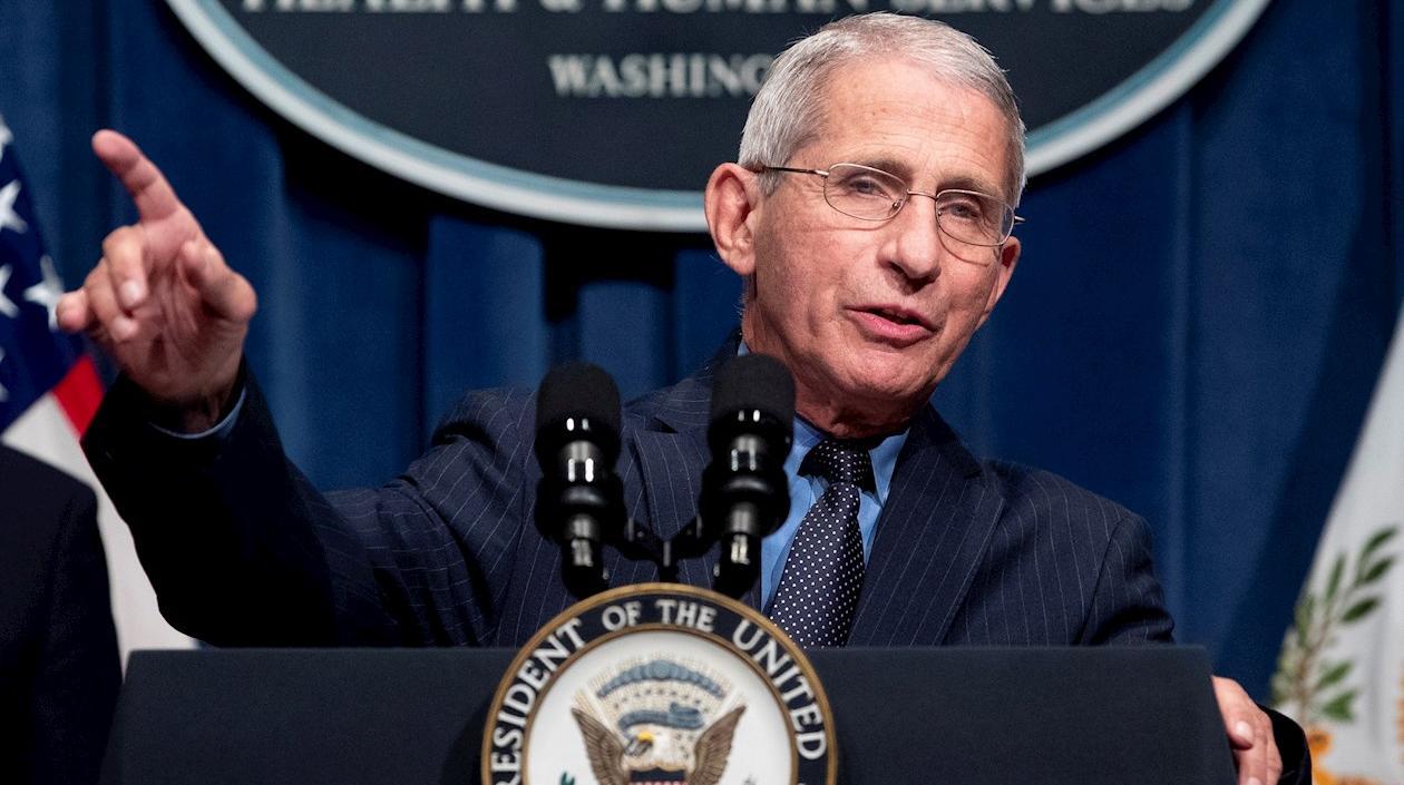  Anthony Fauci, principal epidemiólogo del Gobierno estadounidense.