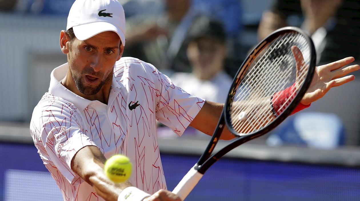 El mejor tenista del mundo, Novak Djokovic.