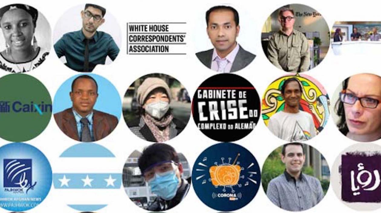En todo el mundo hay periodistas que han logrado superar las barreras a la información creadas desde el comienzo de la pandemia.
