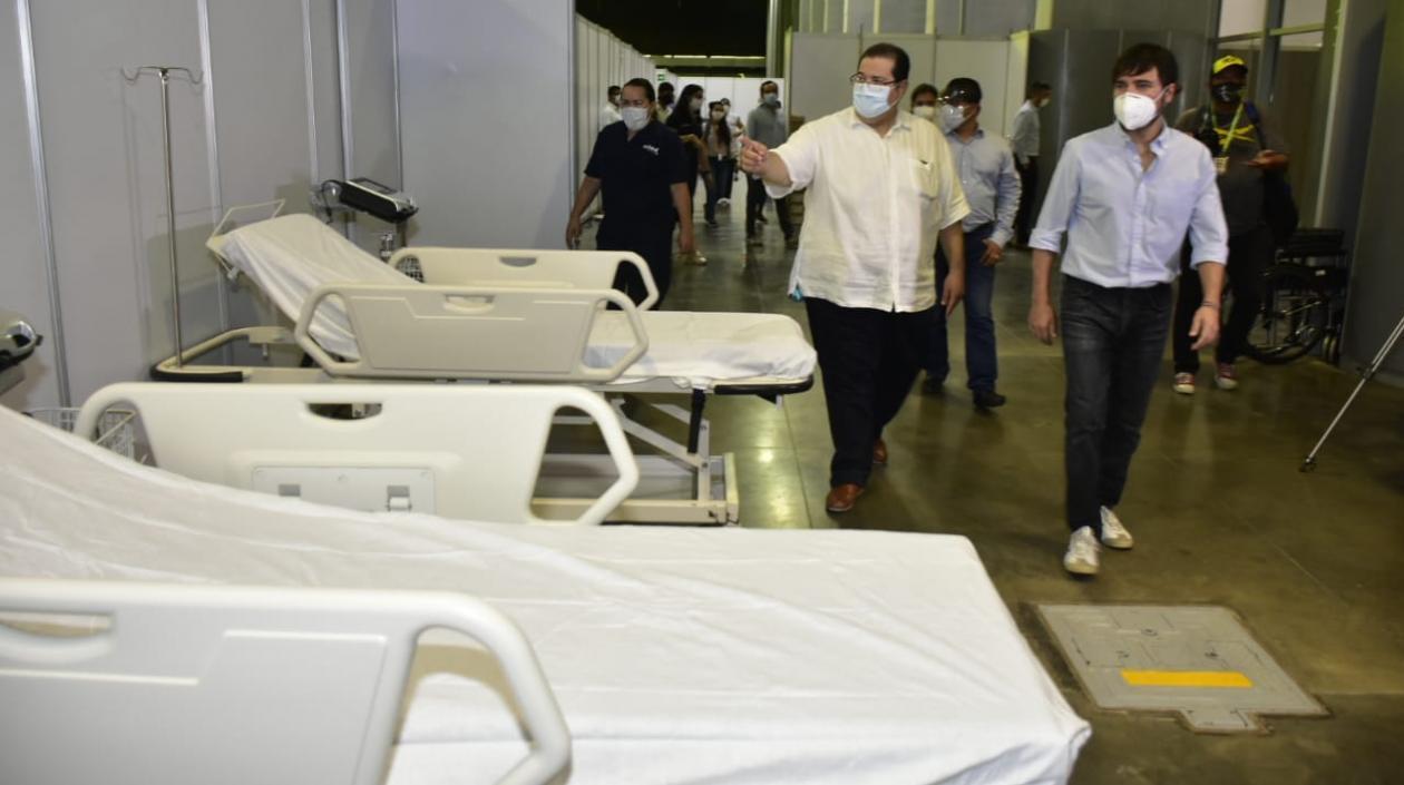 Rómulo Rodado y el Alcalde Jaime Pumarejo.