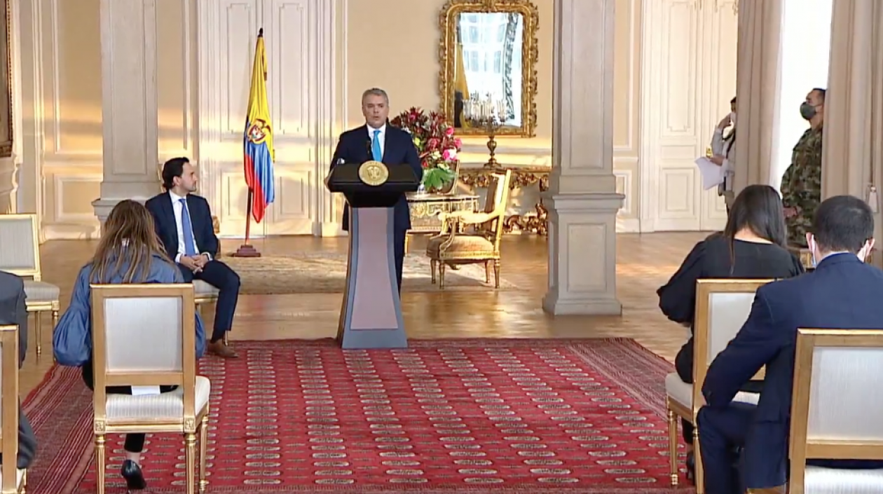 Posesión de Diego Mesa, como Ministro de Minas y Energía.