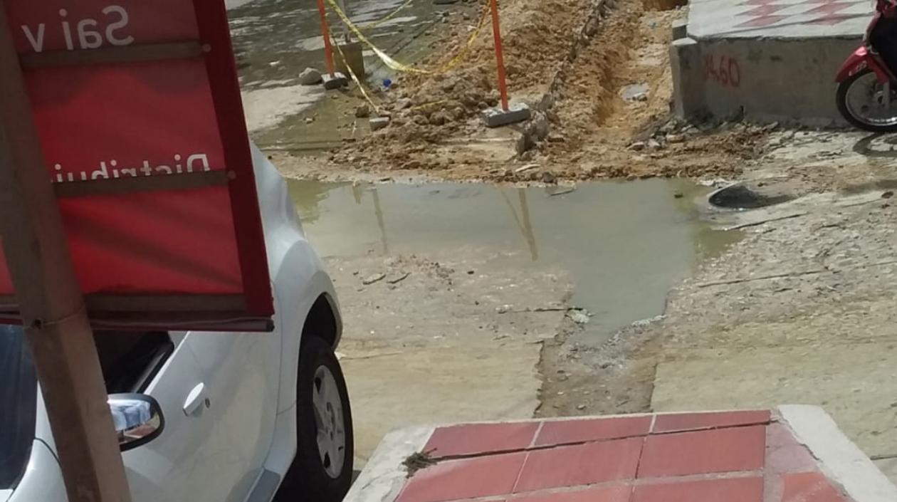 Así se ve la calle.