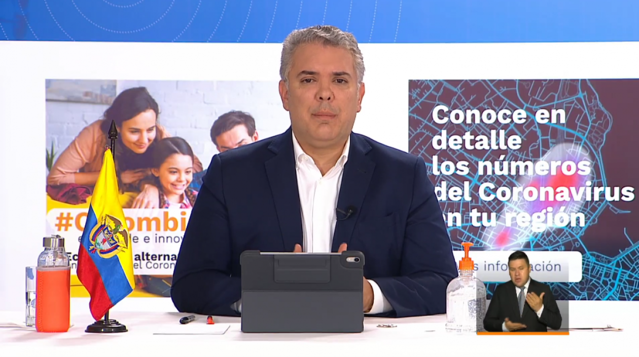 Iván Duque, Presidente de Colombia.