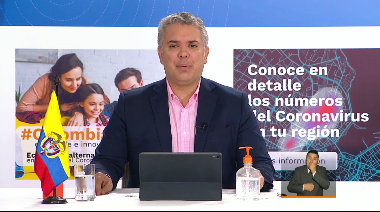 Iván Duque en el programa Prevención y Acción.