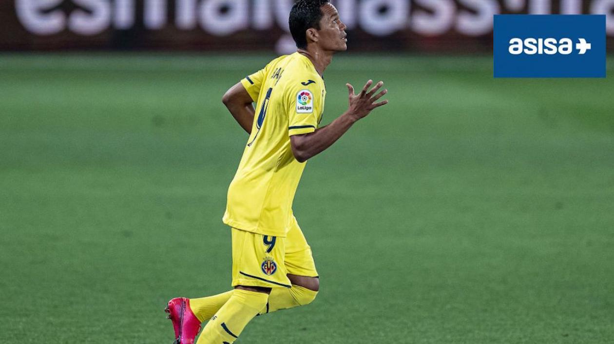 El delantero colombiano del Villarreal Carlos Bacca.