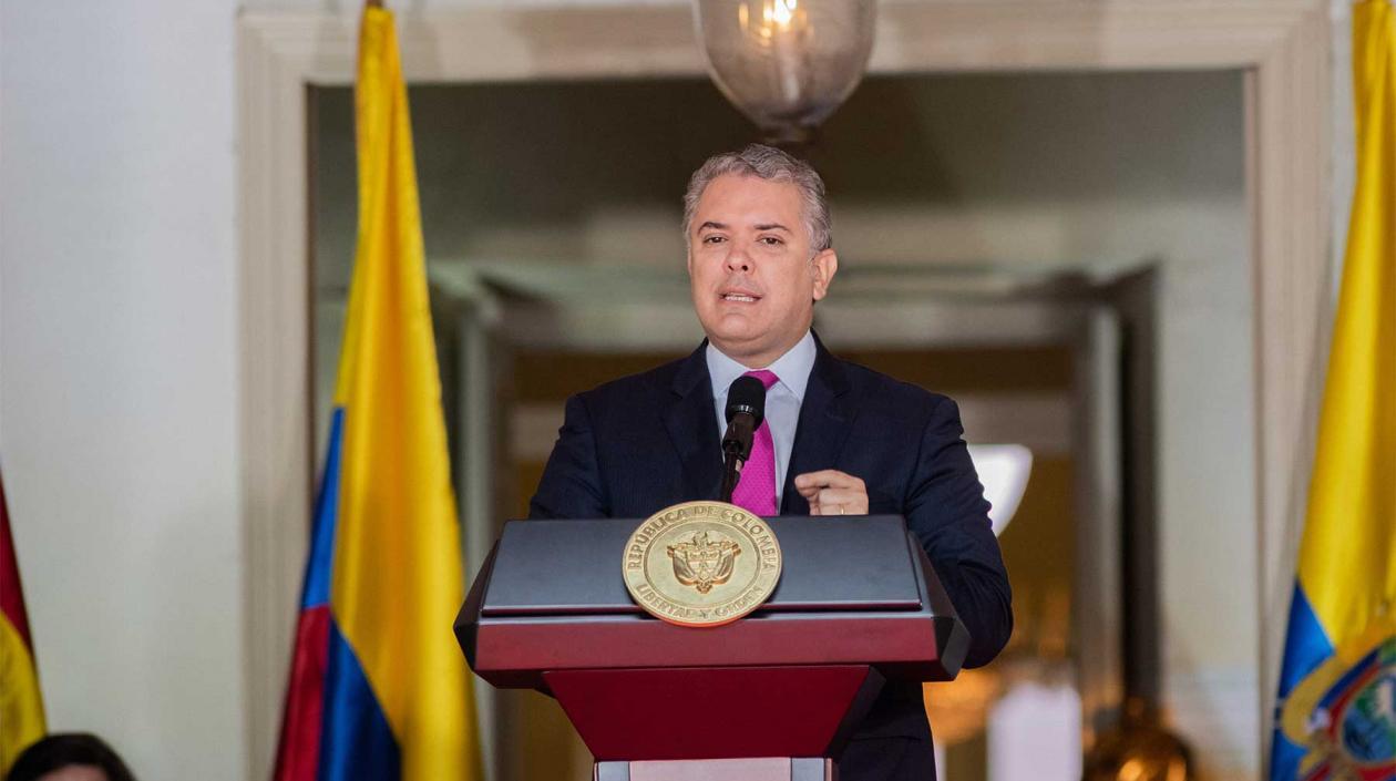 El Presidente de la República, Iván Duque.