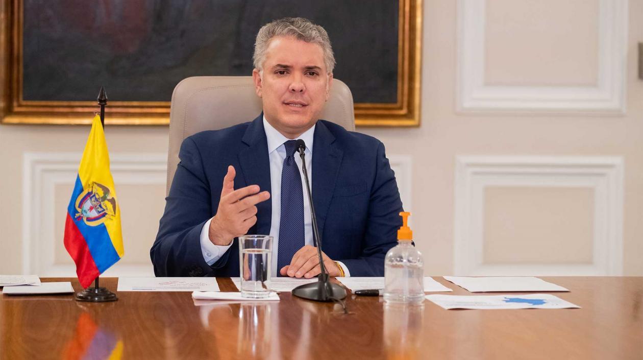 El Presidente de la República, Iván Duque.
