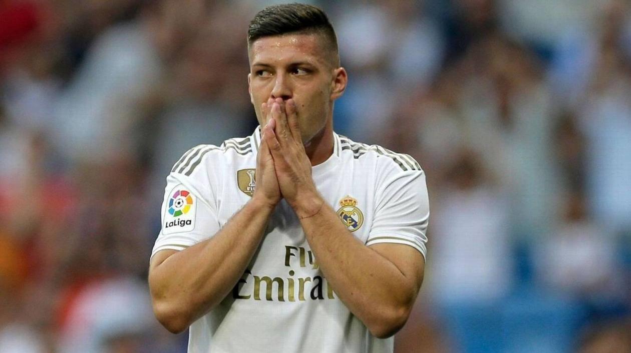 El delantero Luka Jovic.