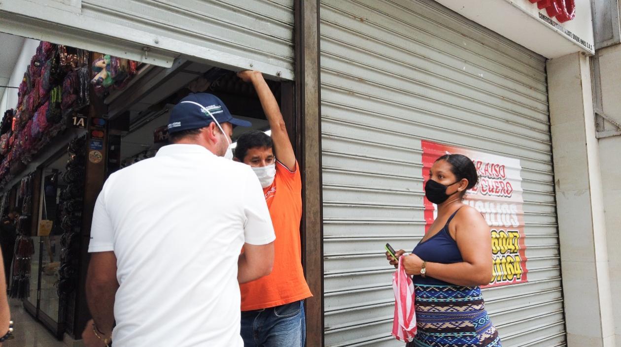 Uno de los locales que cerraron.