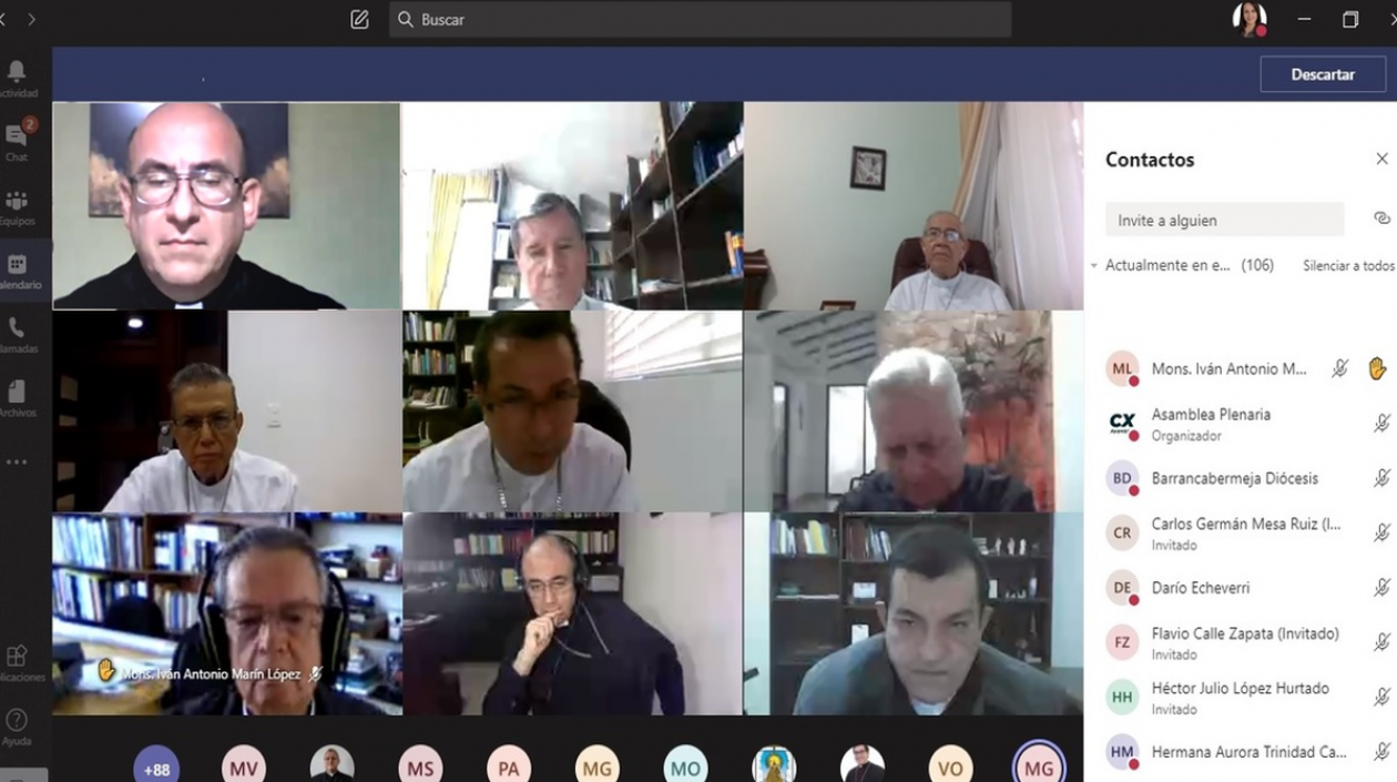 Asamblea Plenaria del Episcopado se realizó de manera virtual del 6 al 8 de julio, los obispos han emitido un mensaje.