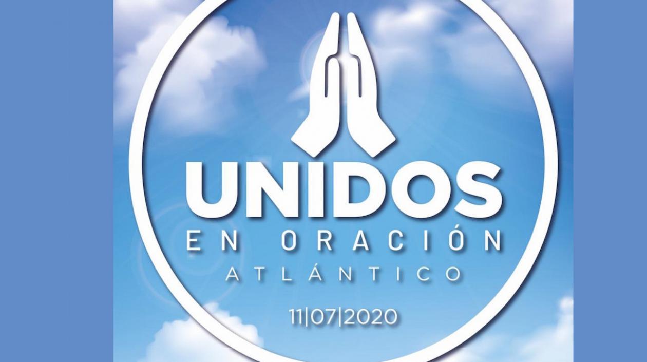 Logo de la jornada de oración Unidos en oración Atlántico.