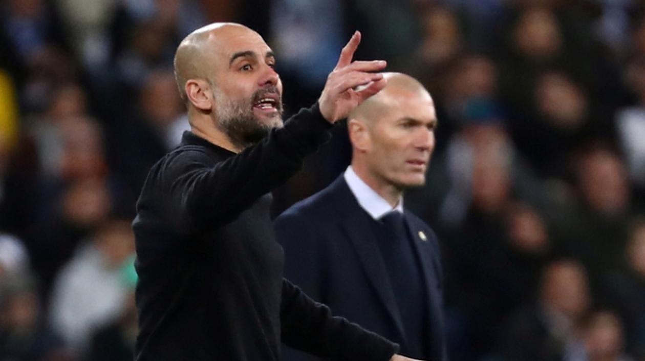 Pep Guardiola y Zinedine Zidane.