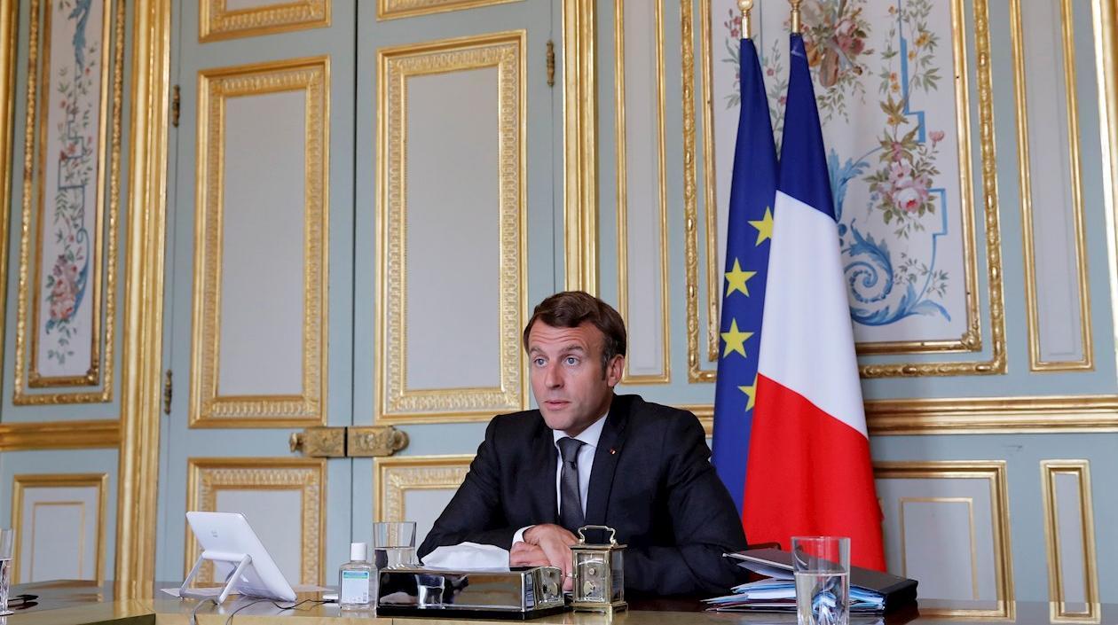 El presidente francés, Emmanuel Macron