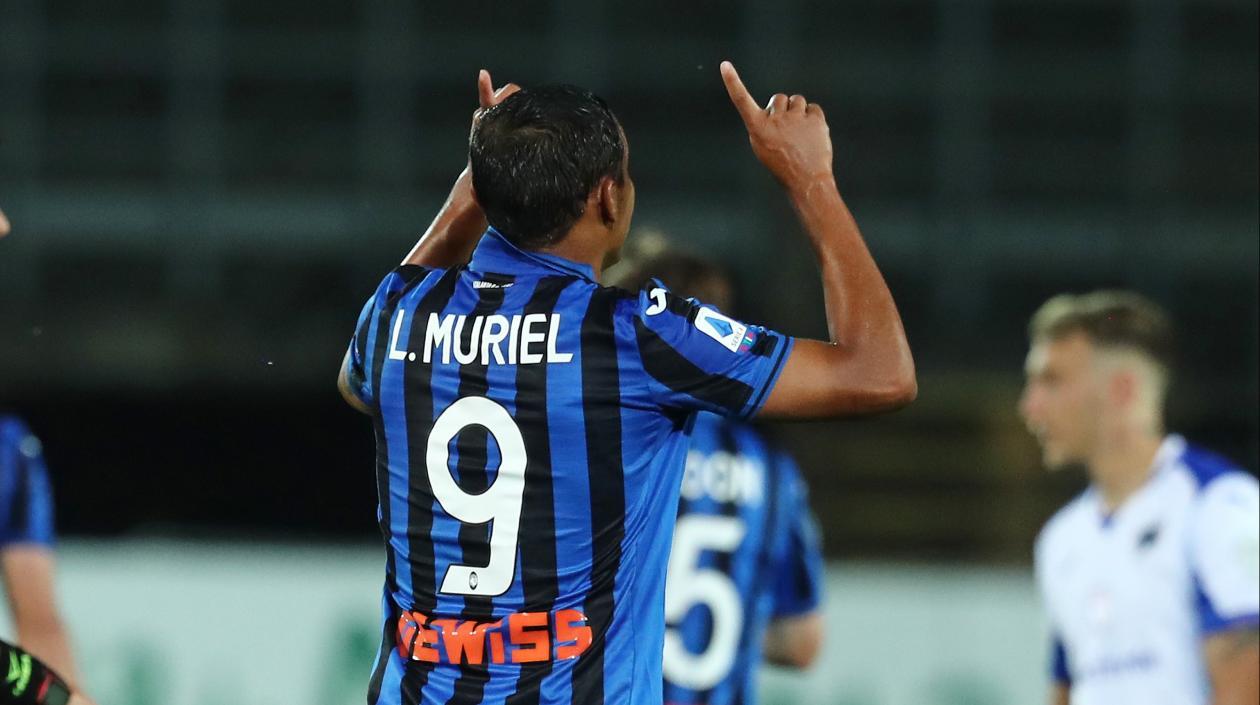 Luis Fernando Muriel, atacante del Atalanta.