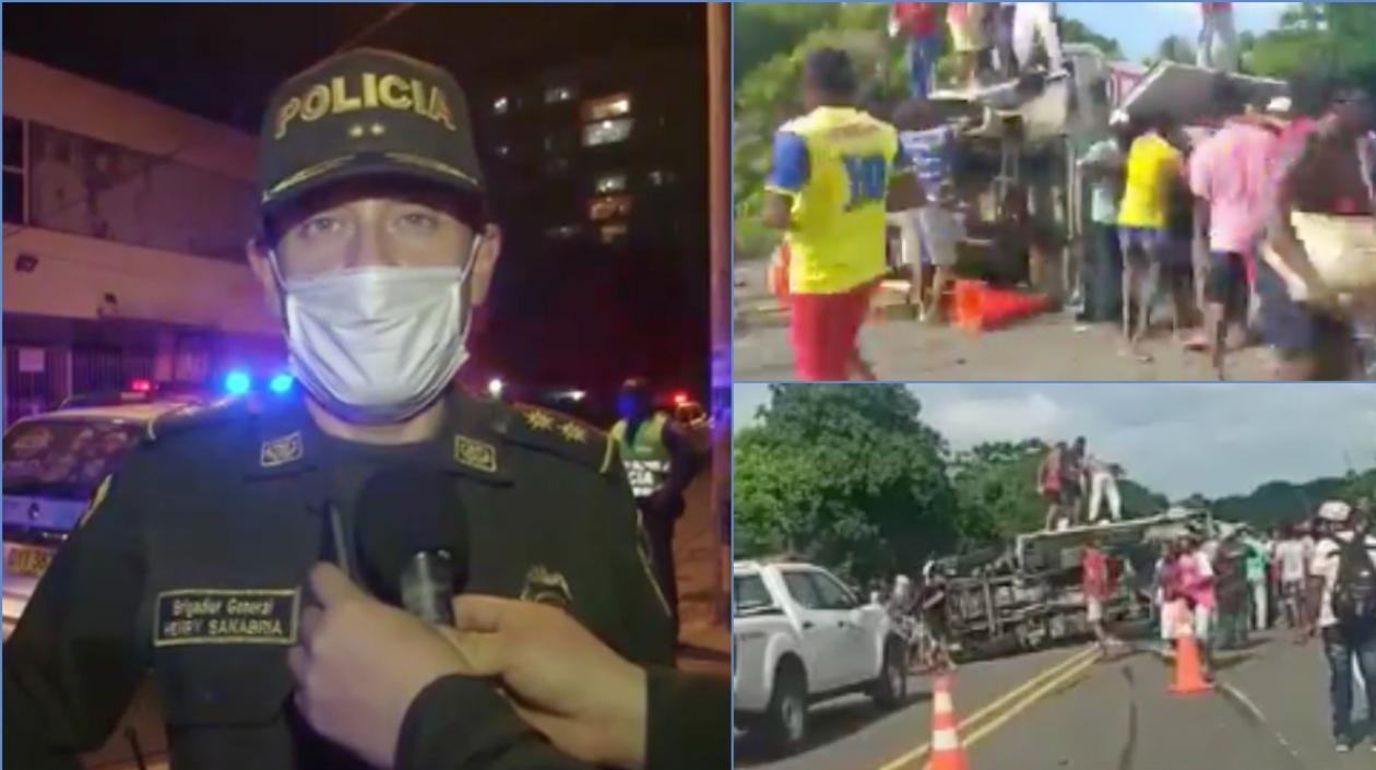 Brigadier general Henry Sanabria sobre el saqueo en Arroyo de Piedra, Bolívar.