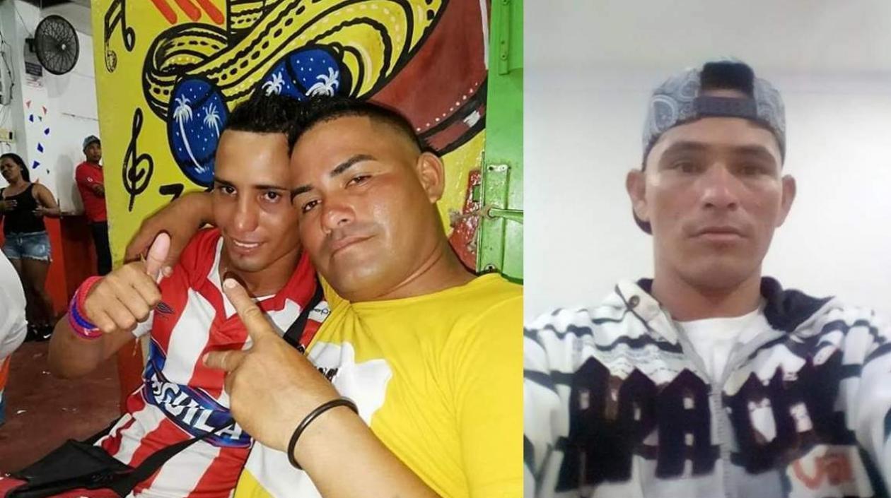 Los hermanos José Joaquín, Jorge Luis y Juan Carlos Guerrero Viloria