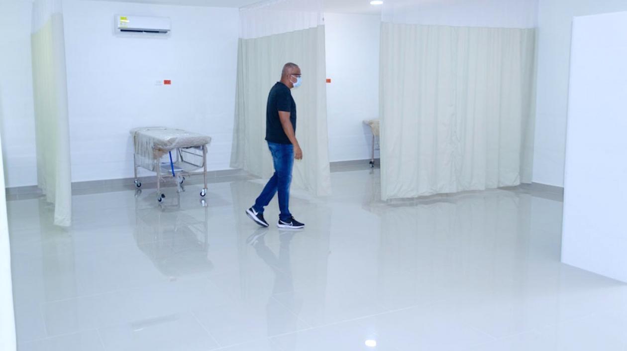 El Centro de Aislamiento en el municipio de Suan.