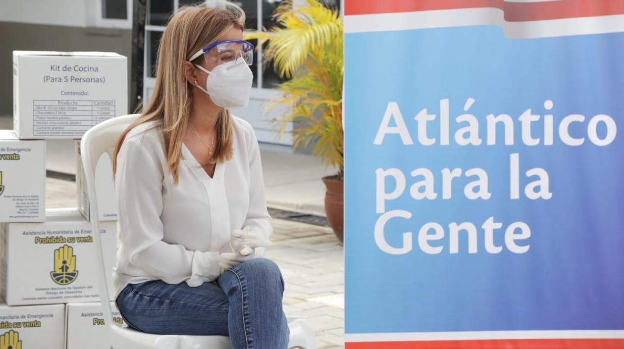 La Gobernadora del Atlántico, Elsa Noguera.