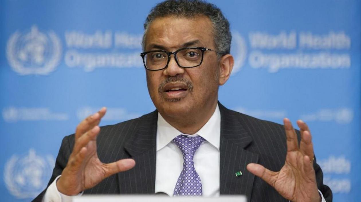 Director general de la OMS, Tedros Adhanom Ghebreyesus.