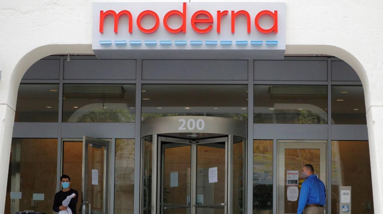 Farmacéutica Moderna hizo el anuncio.