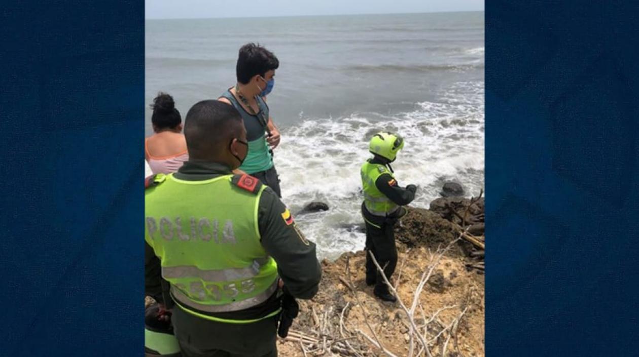 Lugar donde hallaron el cadáver.