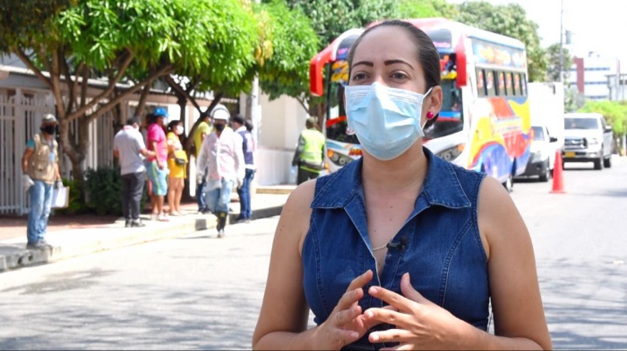 Liceth Escobar, Secretaria de Salud de Baranoa.