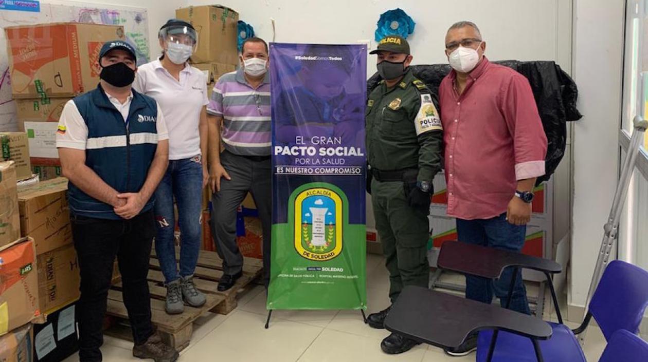 Entrega de los equipos.