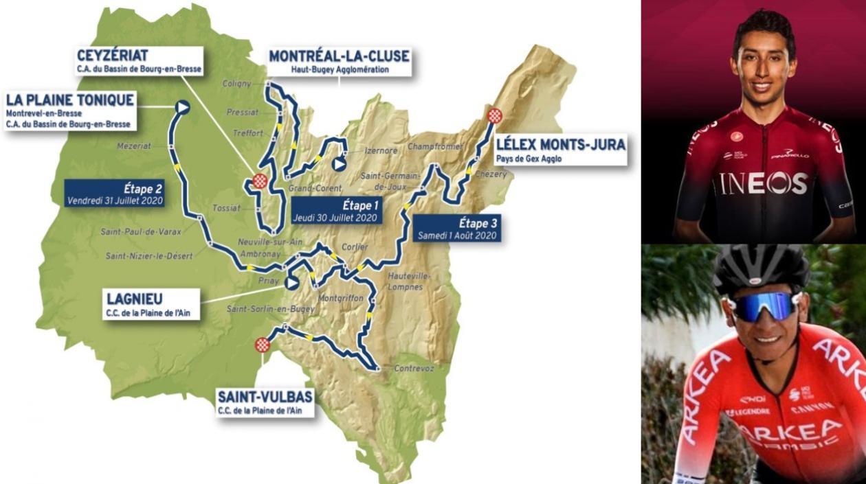 La 32ª edición del Tour de l’Ain, en Francia se celebrará del 7 al 9 de agost.