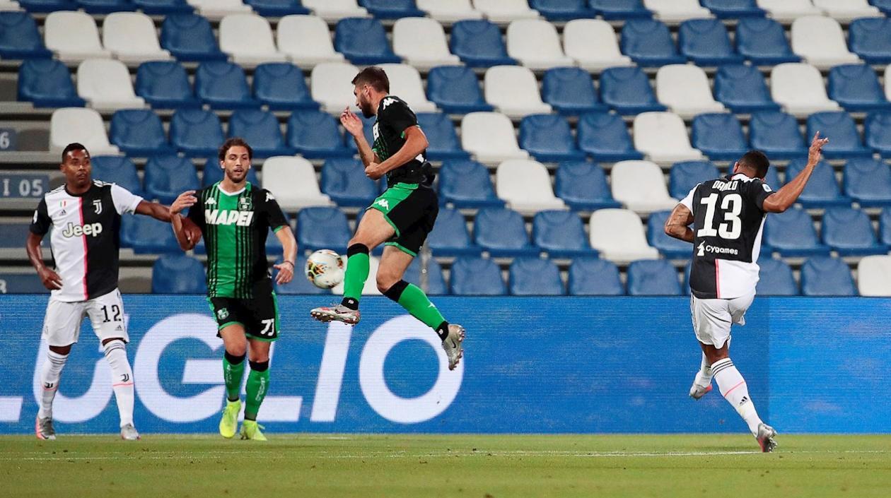 Partido de la Serie A italiana.