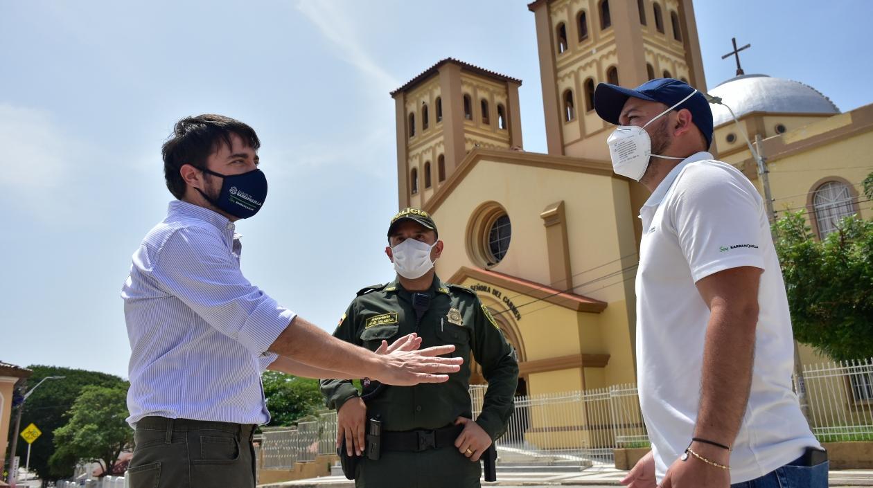El Alcalde de Barranquilla, Jaime Pumarejo.