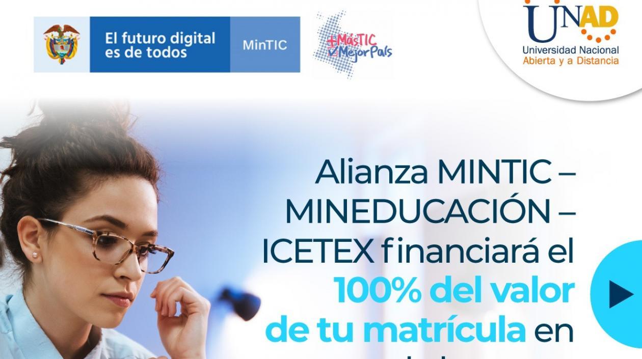 Estudios con créditos condonables.