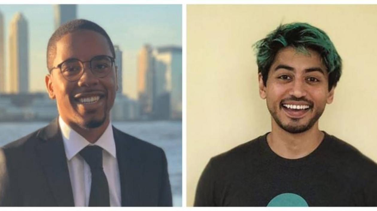 Tyrese Devon Haspil y Fahim Saleh.