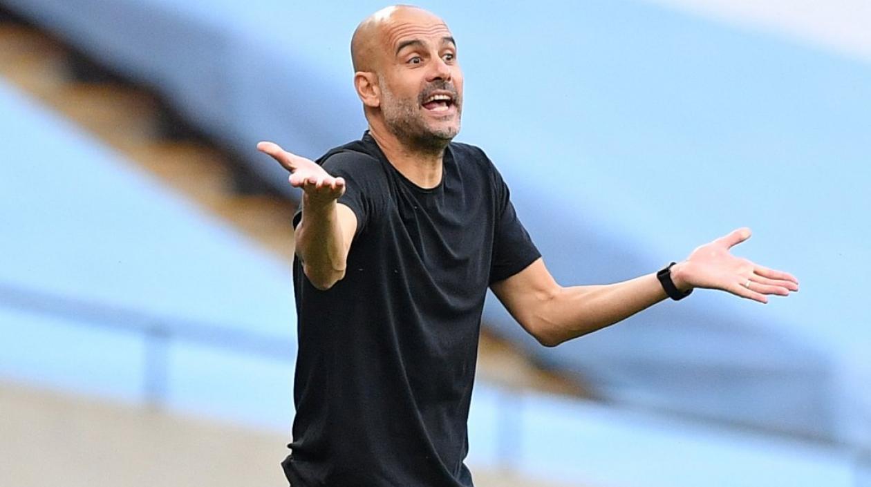 Pep Guardiola, entrenador del Manchester City.