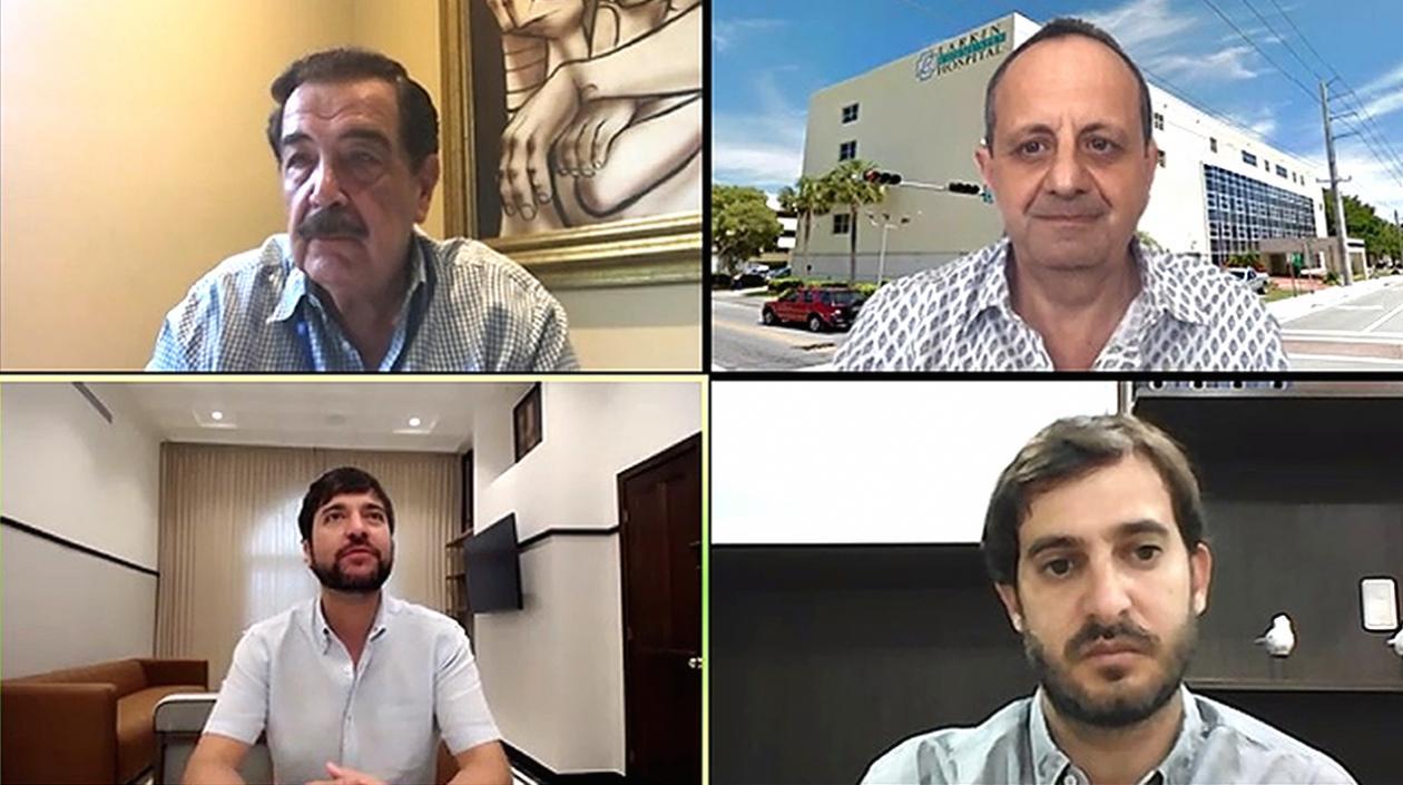 Imagen del encuentro virtual.