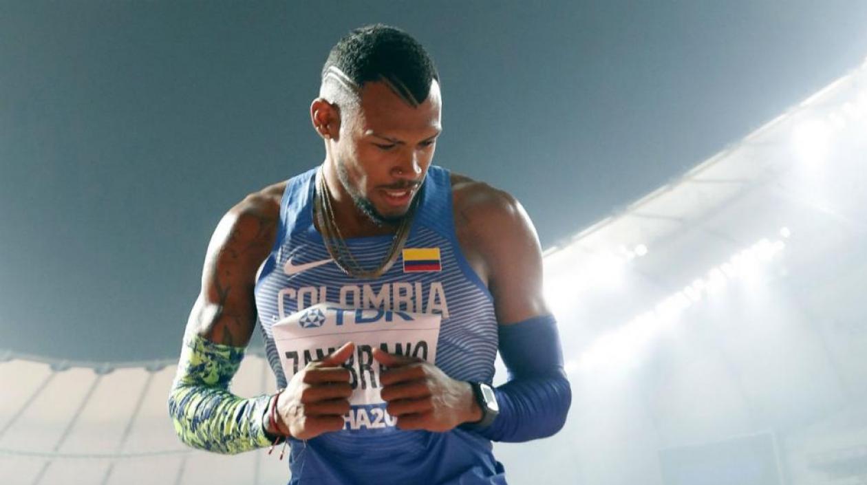 El atleta Anthony Zambrano.