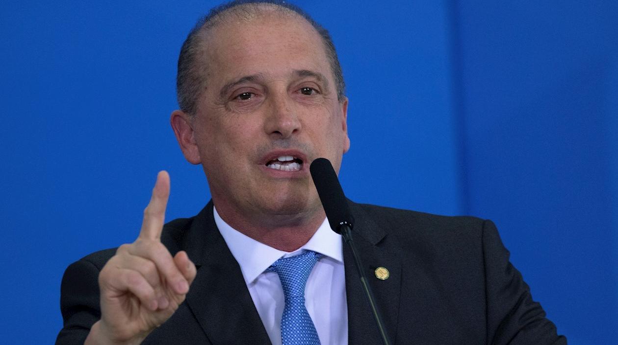 El ministro de Ciudadanía de Brasil, Onyx Lorenzoni.