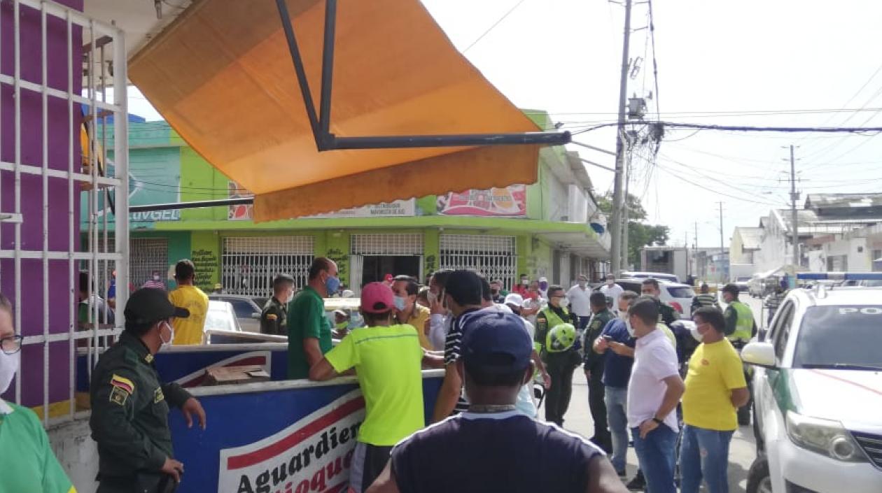 Lugar de los hechos.