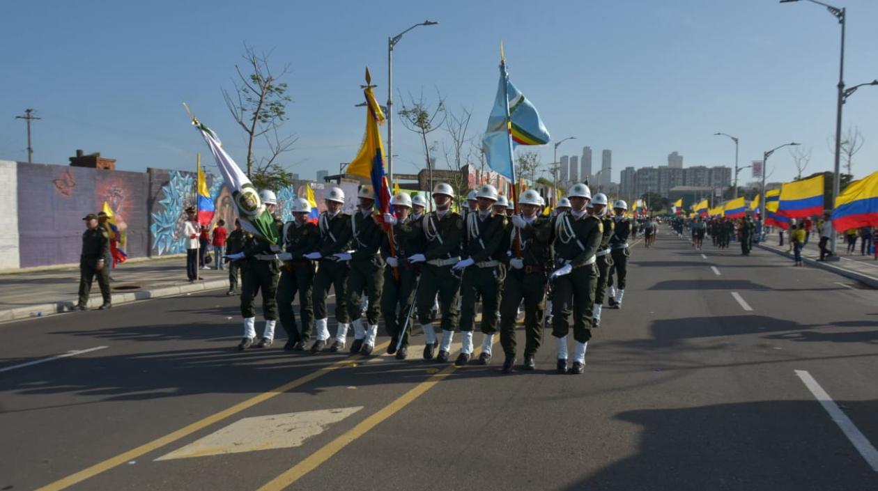 Patrulleros de la Policía.