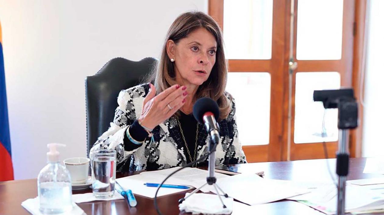 Marta Lucía Ramírez, vicepresidente de Colombia.
