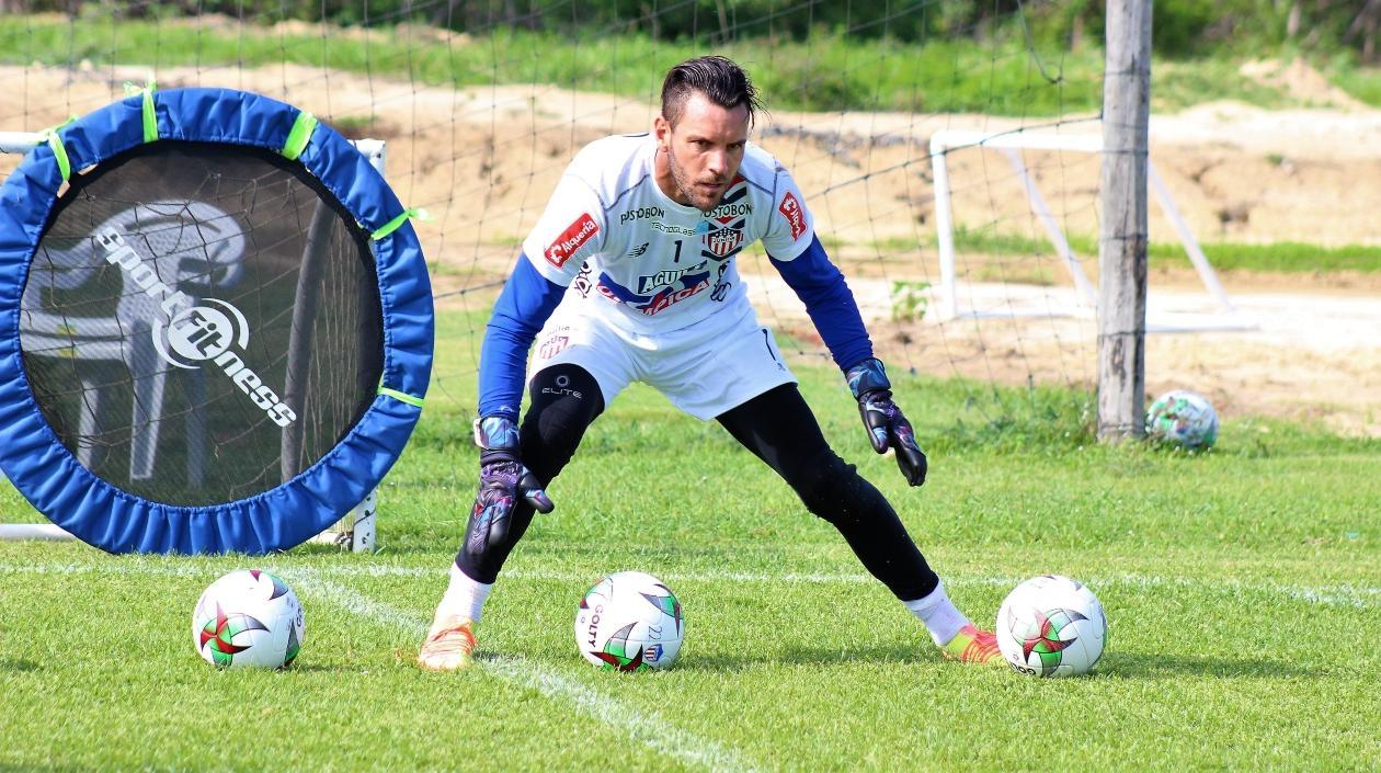 El portero de Junior, Sebastián Viera.