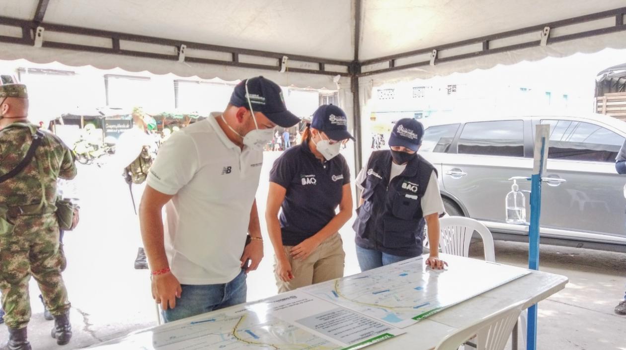 Instalación del nuevo cerco.